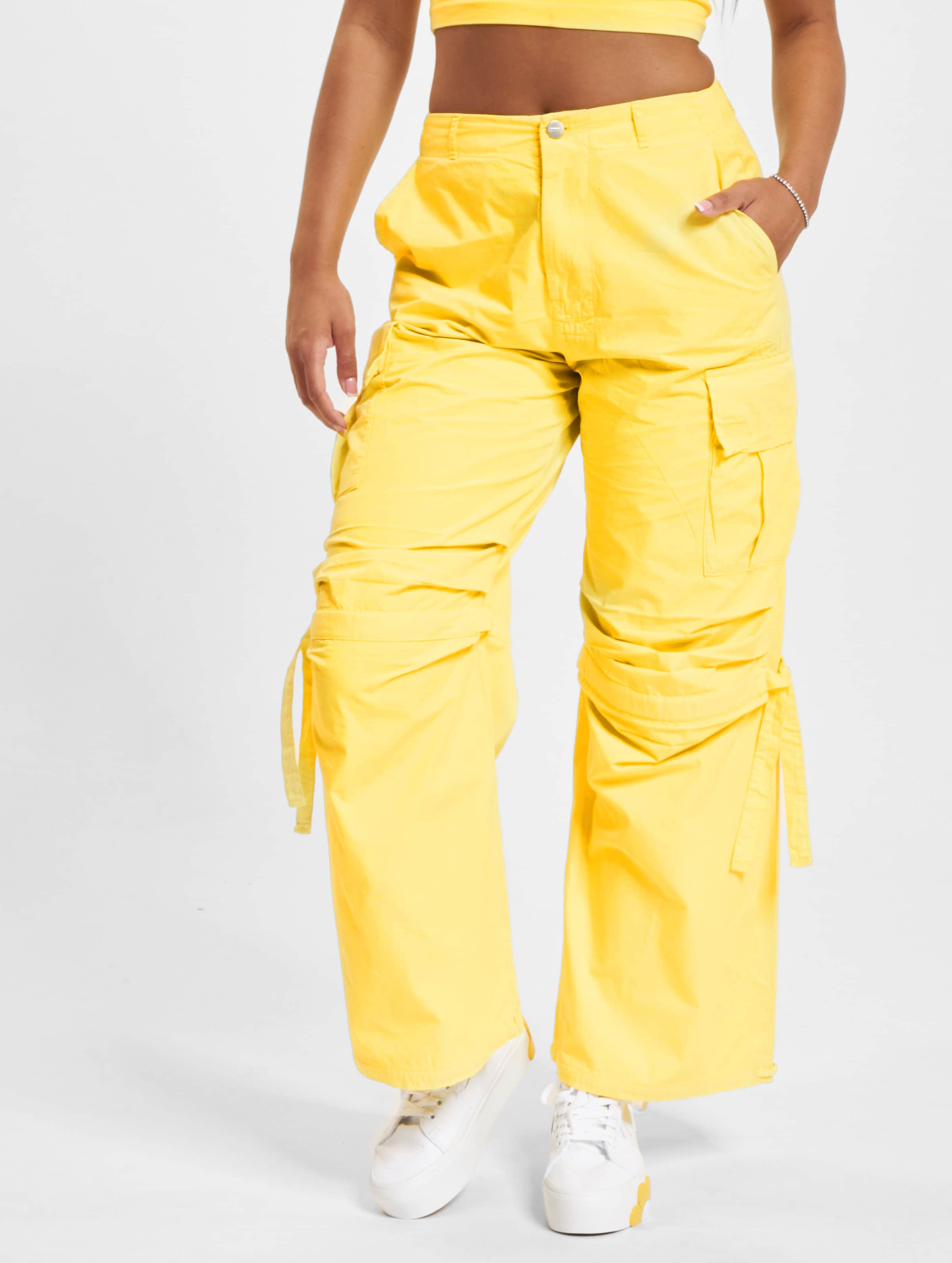 Freddy Pantalone Lungo Cargohosen op kleur geel, Maat S