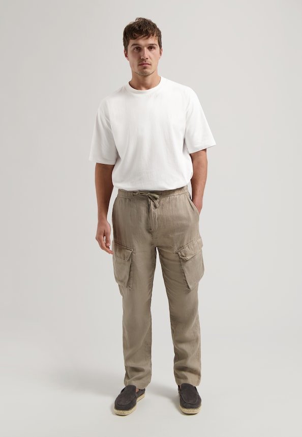 James Cargo Pants Linen-3