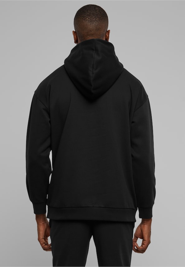 Zipped High Neck Hoody-1