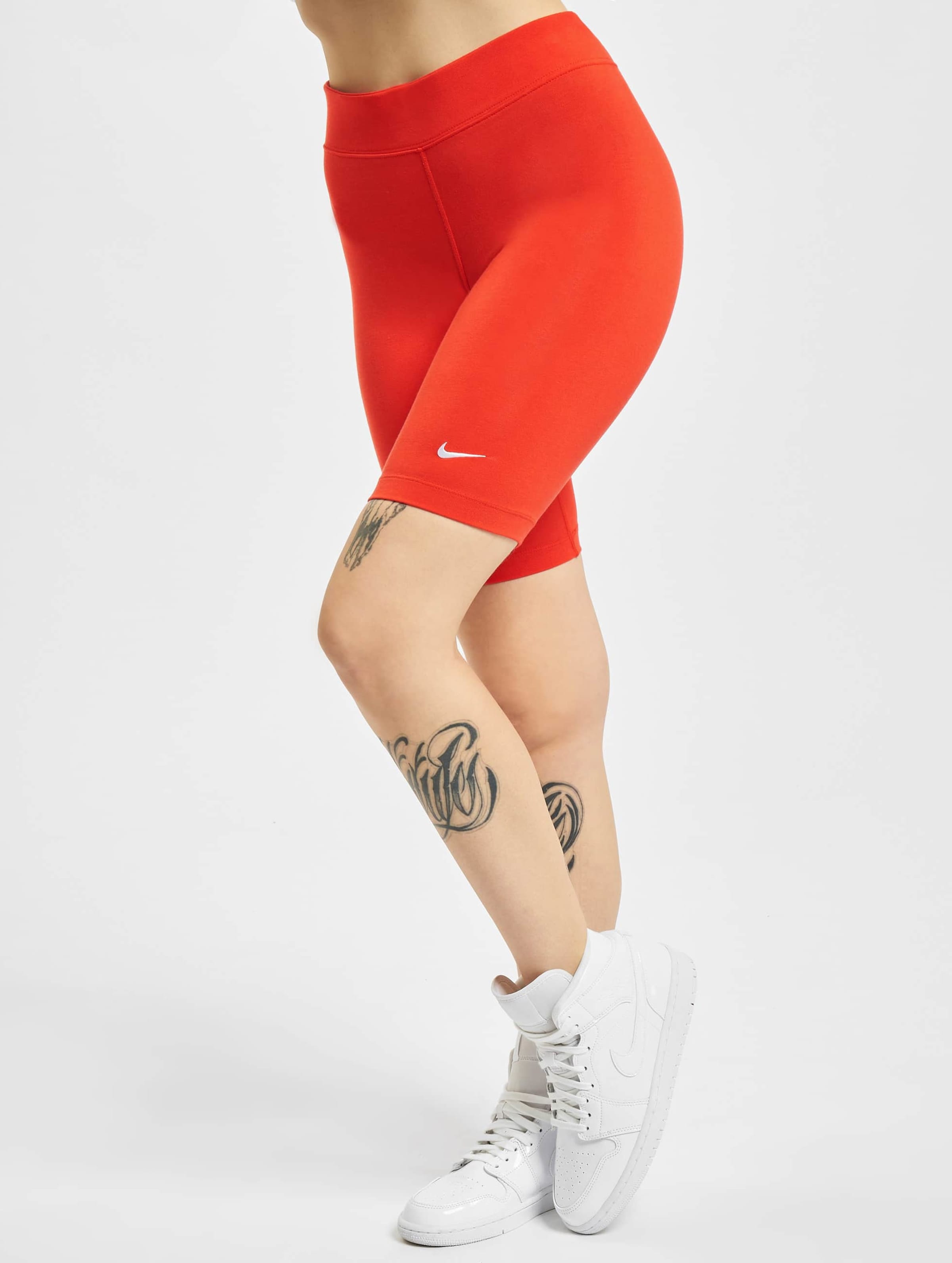 Nike red hot sale biker shorts