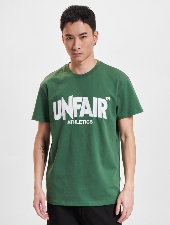 UNFAIR ATHLETICS Classic Label T-Shirt Green-2