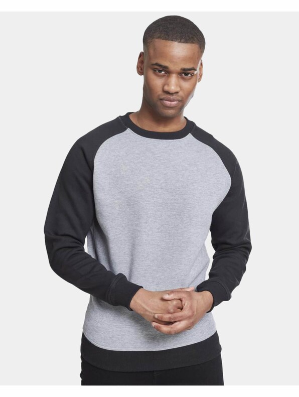 Urban Classics 2 Tone Raglan Crewneck Pullover-0