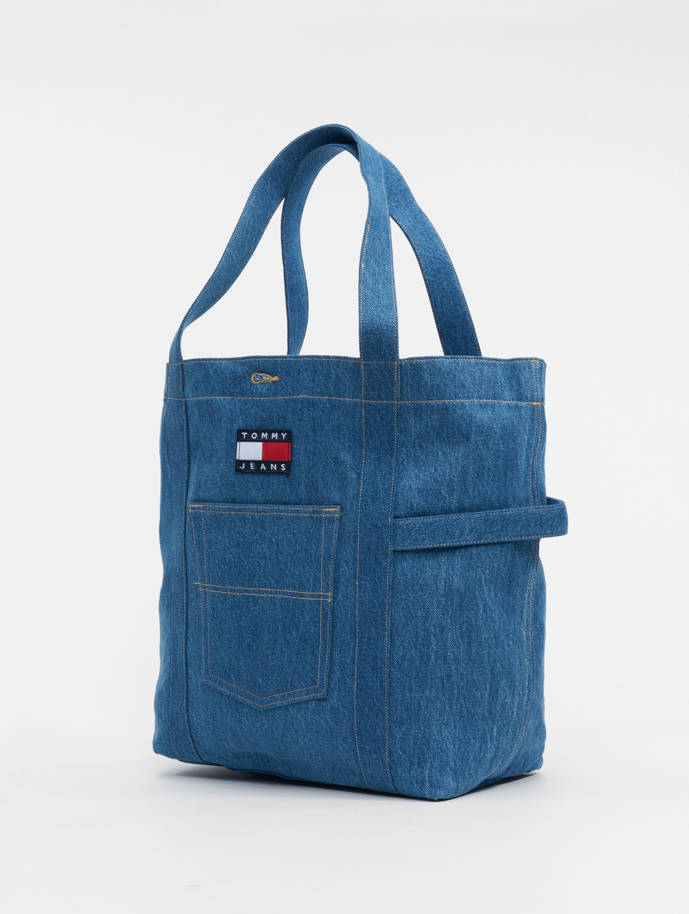 Tommy Jeans Heritage Tote Bag Frauen,Männer,Unisex op kleur blauw, Maat ONE_SIZE