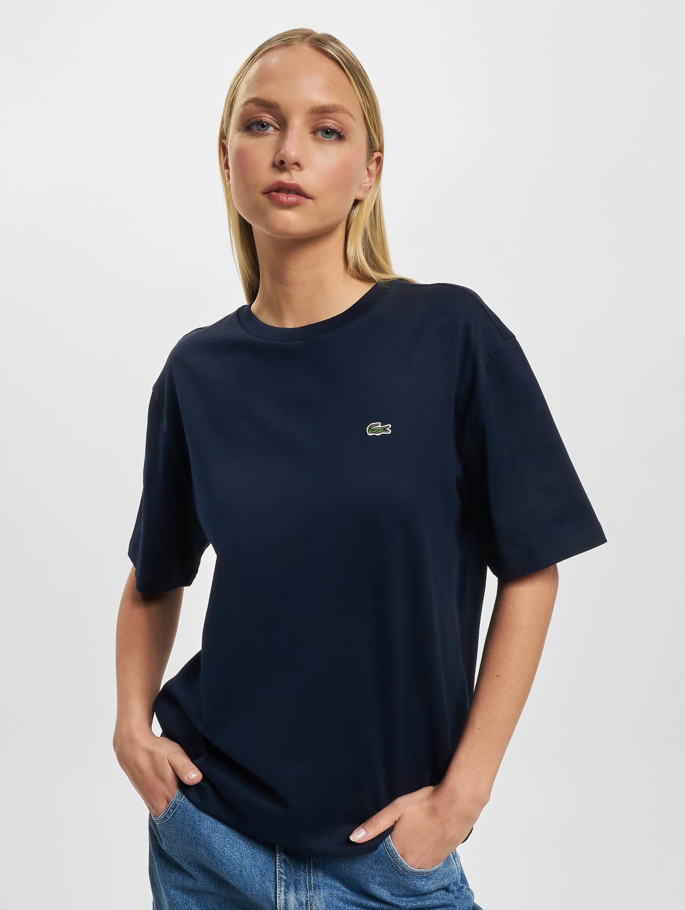 Lacoste navy t clearance shirt