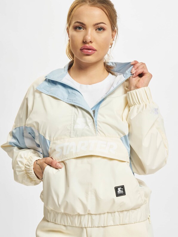 Ladies Colorblock Halfzip-0