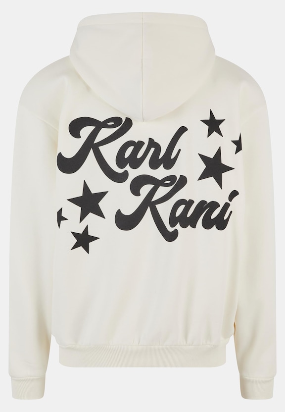 KM241-079-3 Karl Kani Chest Signature OS Full Zip Star Hoodie-4