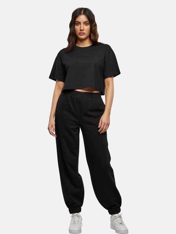 Build Your Brand Ladies Short Oversized Tee-3