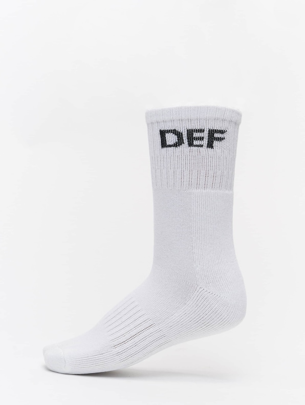 DEF 3-Pack Socks White-1