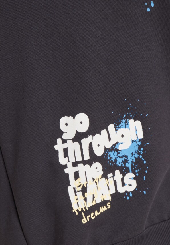 Melanie Grafit O Neck -3