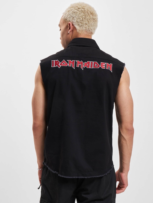Brandit Iron Maiden Vintage Sleeveless NOTB  Hemden-1