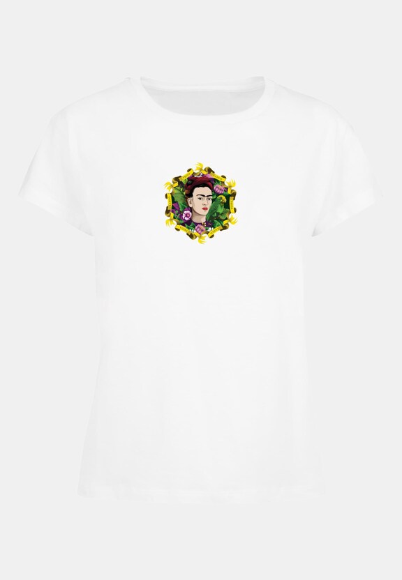Ladies Frida Kahlo - Frame three Box Tee-0