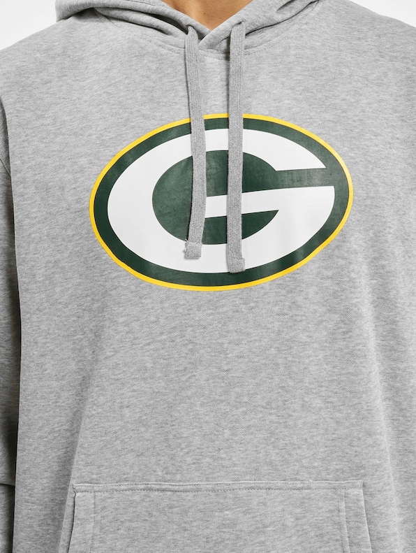 New Era Team Logo Green Bay Packers Hoody Heather-3