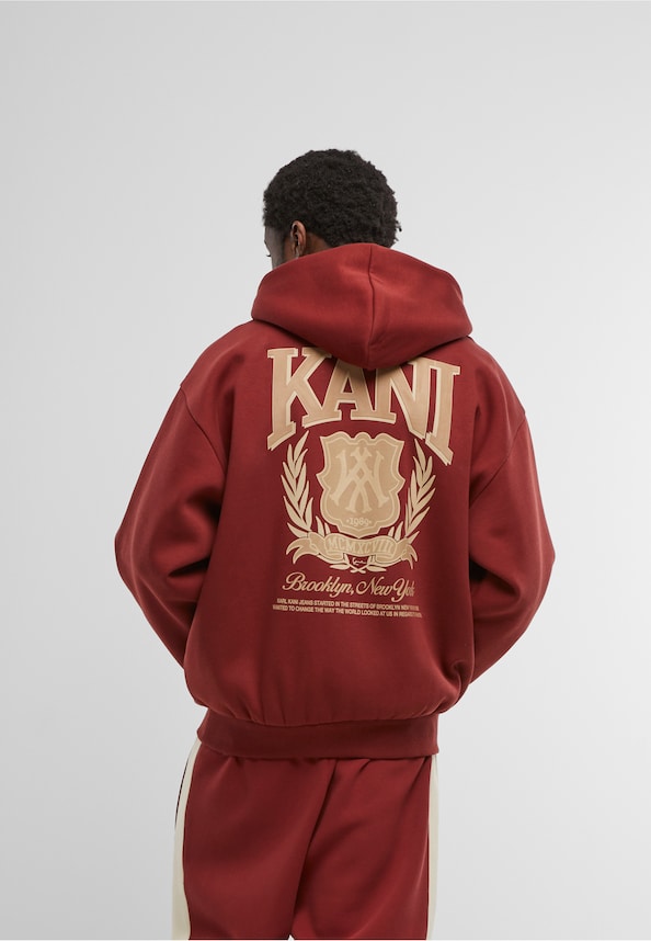Kani Script Emblem Zip Hoodie-1