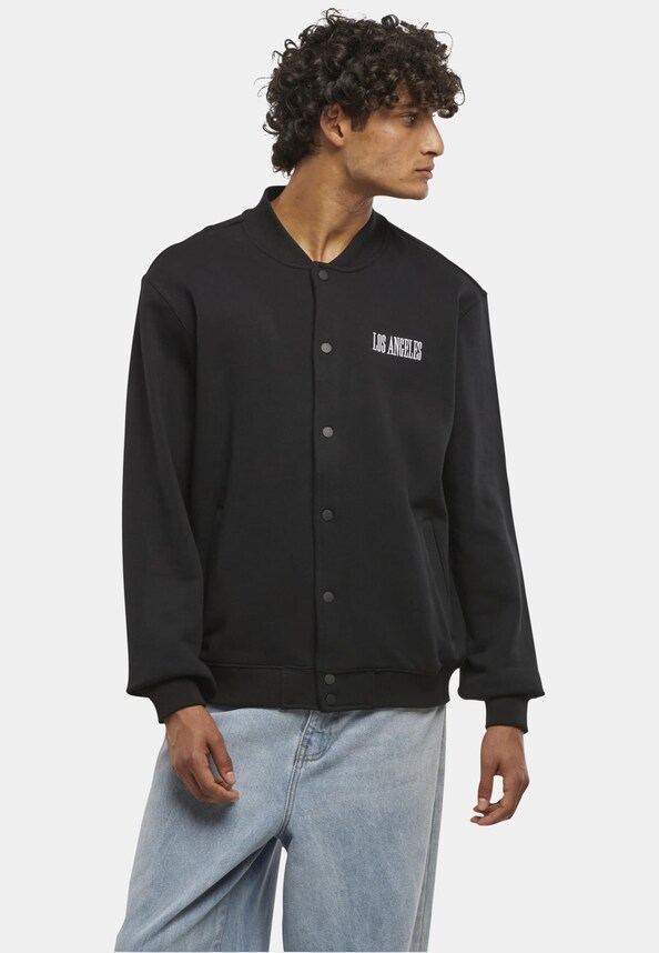 Los Angeles EMB Heavy Tonal College Jacket-0