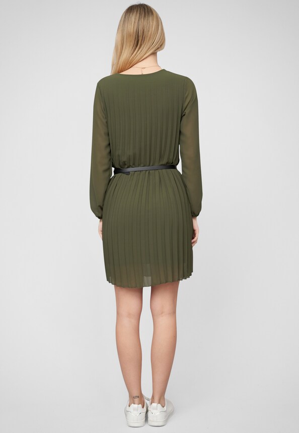 Cloud 5ive Pleated Dress with belt-4