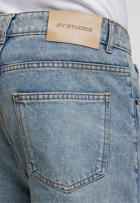 Firio Destroyed Straight Jeans-6