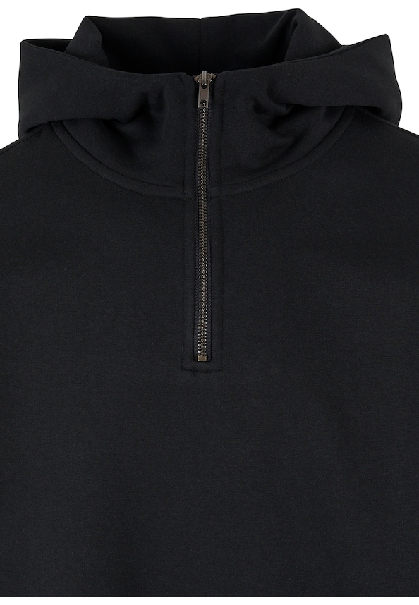 Zipped High Neck Hoody-5