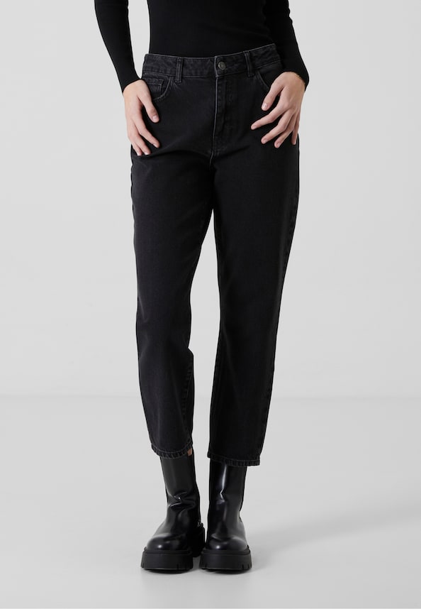 Noisy May Isabel HW Ankle Mom Jeans-0