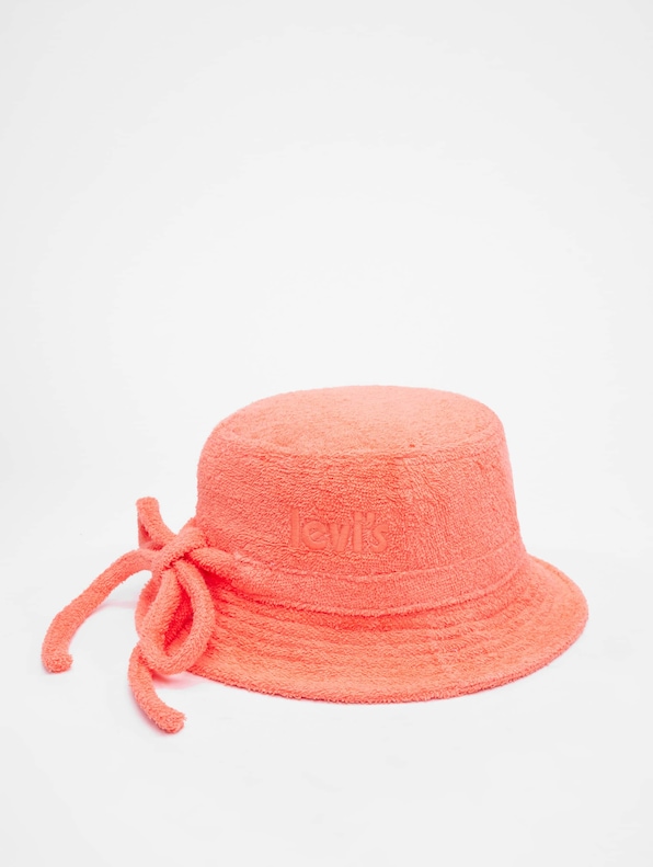 Levis Poster Logo Terry Bucket Hat-0