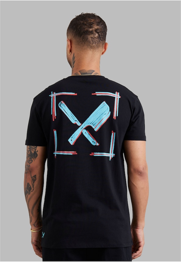 Inked Blades Crew Neck T-Shirt-1
