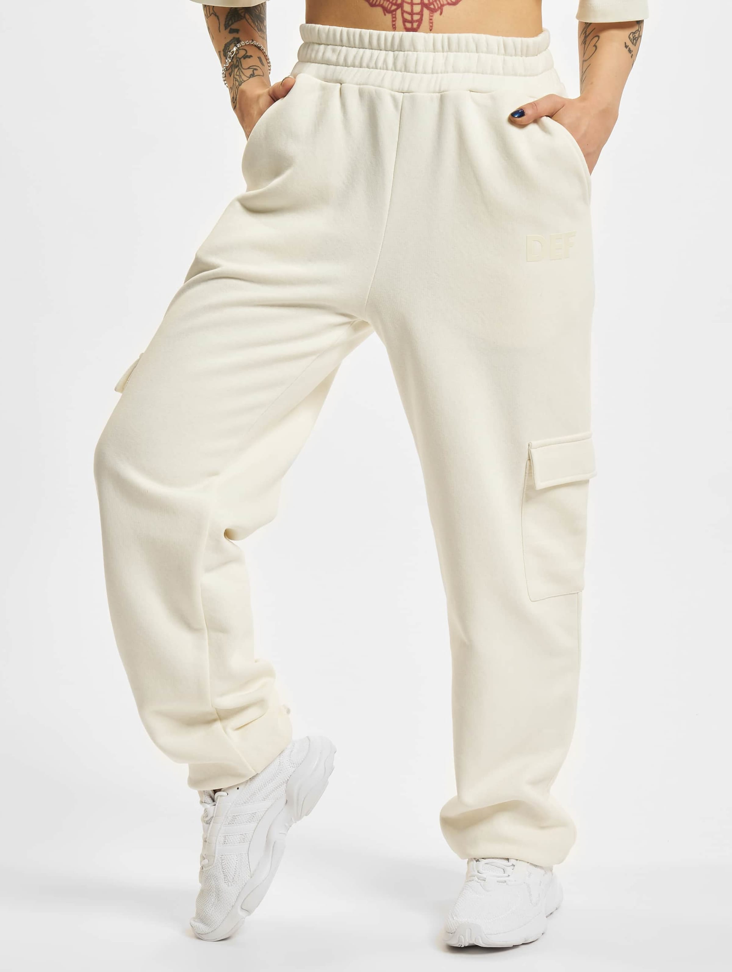 Topshop hot sale cream joggers