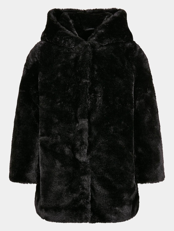 Girls Hooded Teddy Coat-0