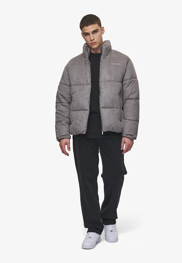 PEGADOR Sidan Velour Puffer Jackets-1