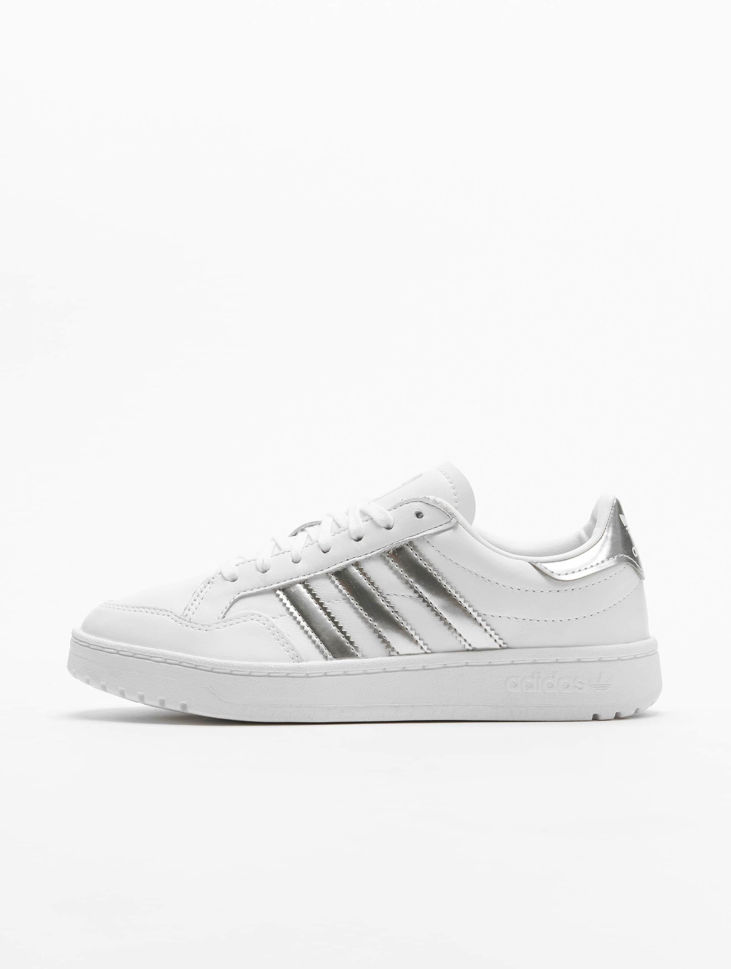 adidas Originals Adidas Team Court Sneakers Ftwr White/Silvern Met./Ftwr Vrouwen op kleur wit, Maat 40 2/3