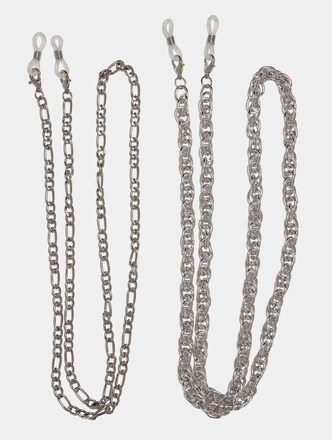 Urban Classics Multifuntional Metalchain 2-Pack  More