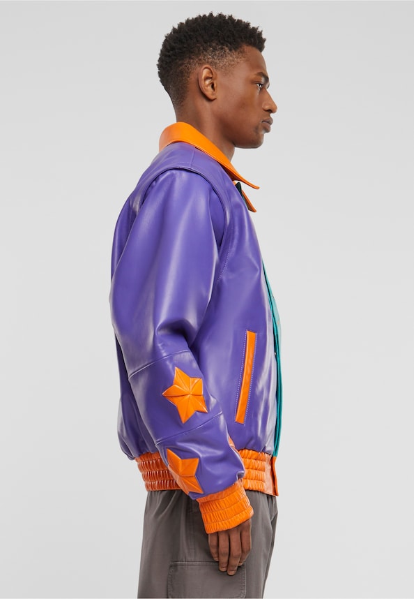 Metal Plate Block Leather -3