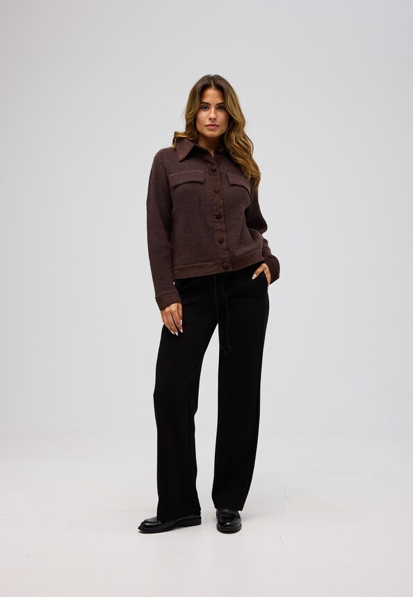 Knit Pocket Jacket-1