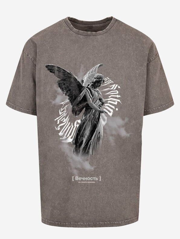 ANGEL 3.0 x Acid Washed Heavy Oversize Tee-5