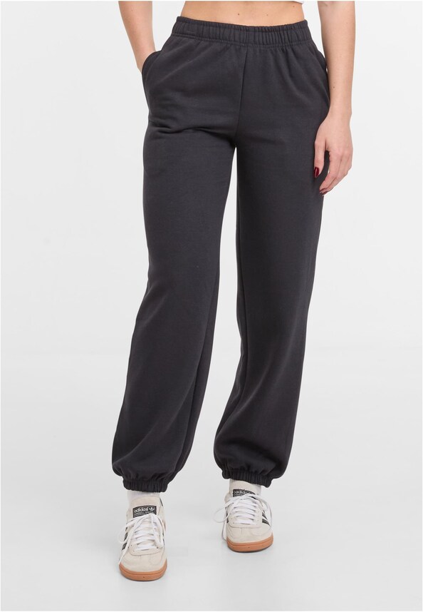 Ladies Basic Essential Sweatpants-0