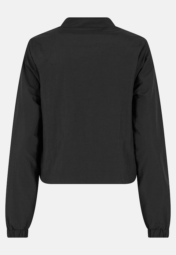 Ladies Short Crinkle Nylon Jacket-3