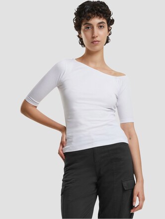 Ladies Organic Asymmetric Rib