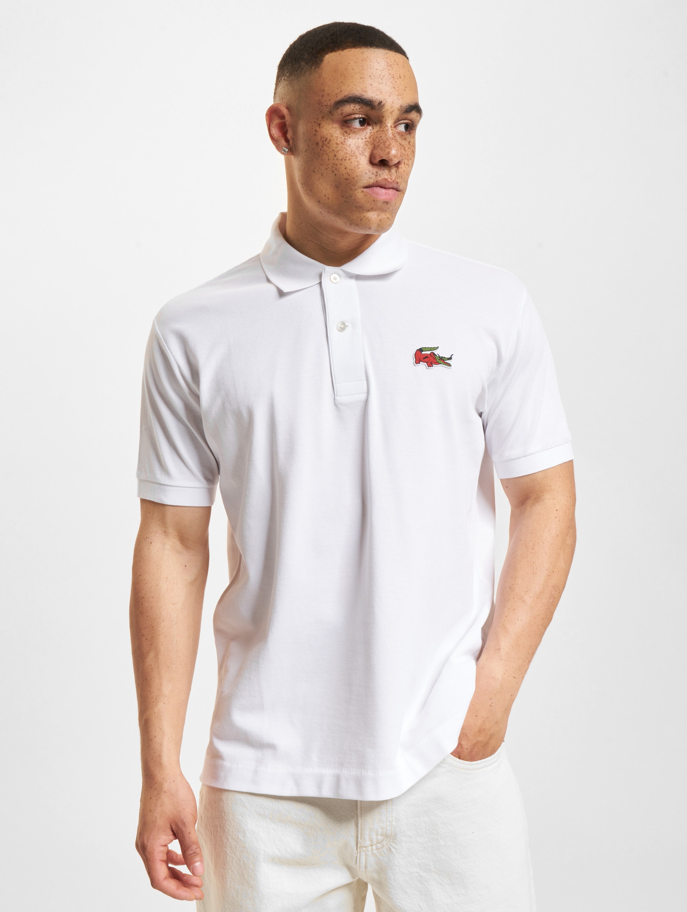 Lacoste Netflix X Polo Männer,Unisex op kleur wit, Maat S