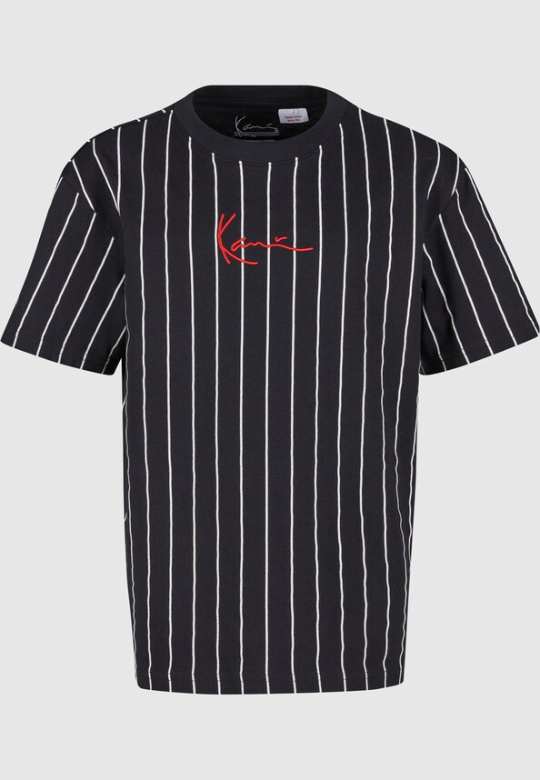 Small Signature Essential Pinstripe Tee Junior-0