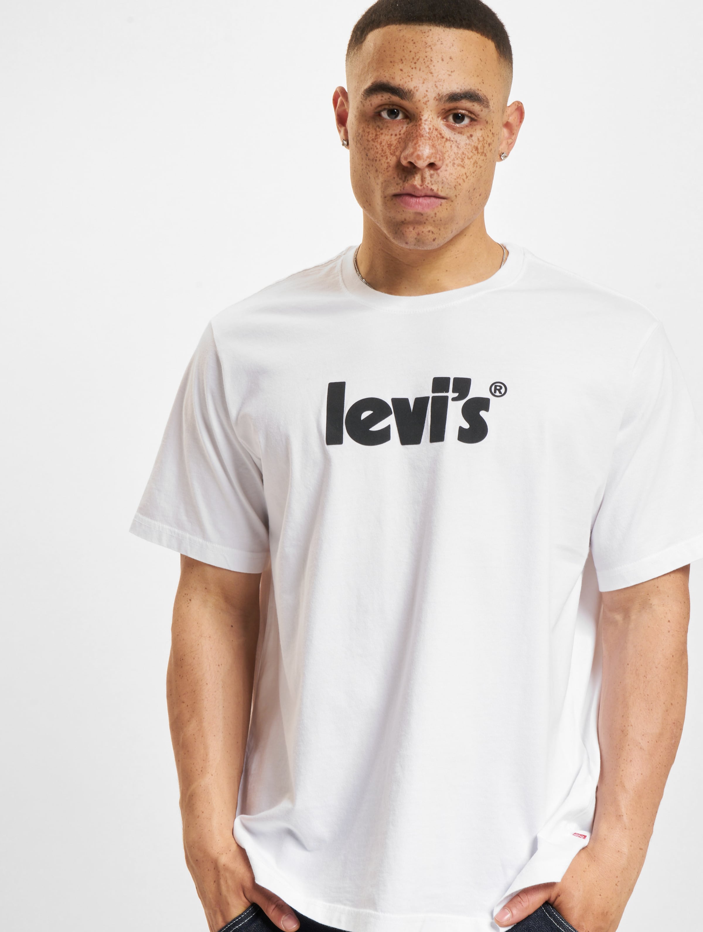 Levi's Relaxed Fit T-Shirt Männer,Unisex op kleur wit, Maat XXL