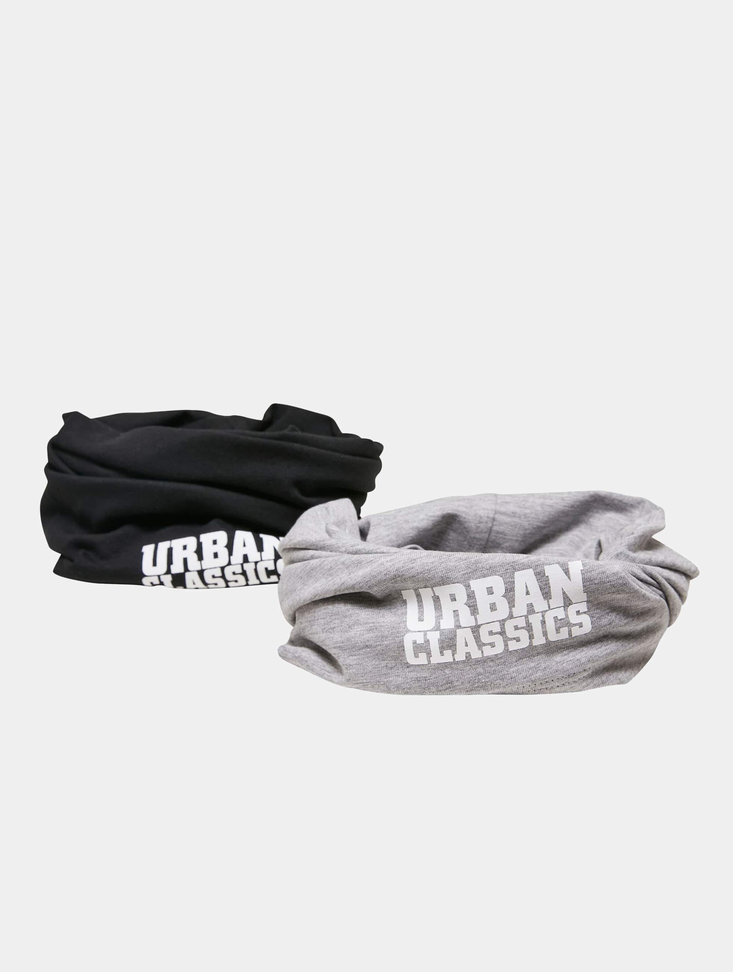 Urban Classics Logo Tube Kids 2-Pack Scarf Frauen,Männer,Unisex op kleur grijs, Maat 810_JAHRE