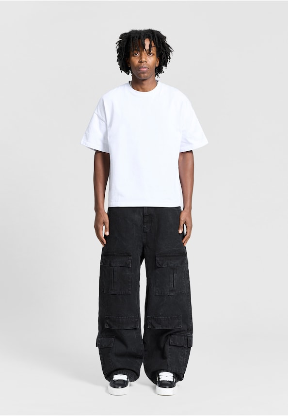 Wrinkled Canvas Cargo Pants-3