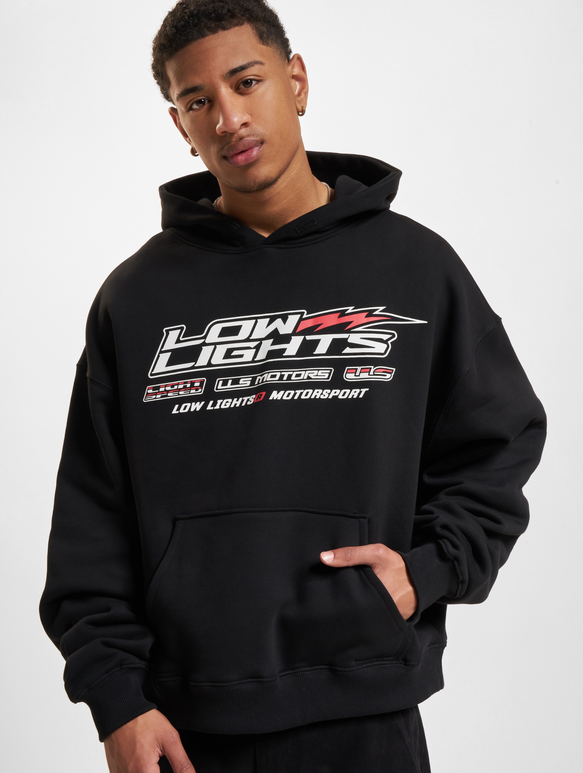 Low Lights Studios LLS Motors Hoodie black Männer,Unisex op kleur zwart, Maat XL