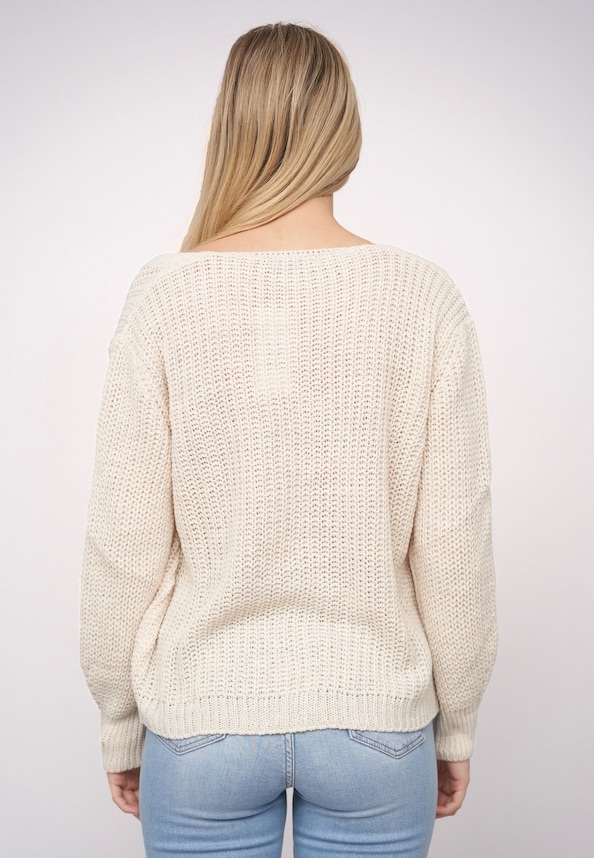 Knit Cardigan with buttons-1