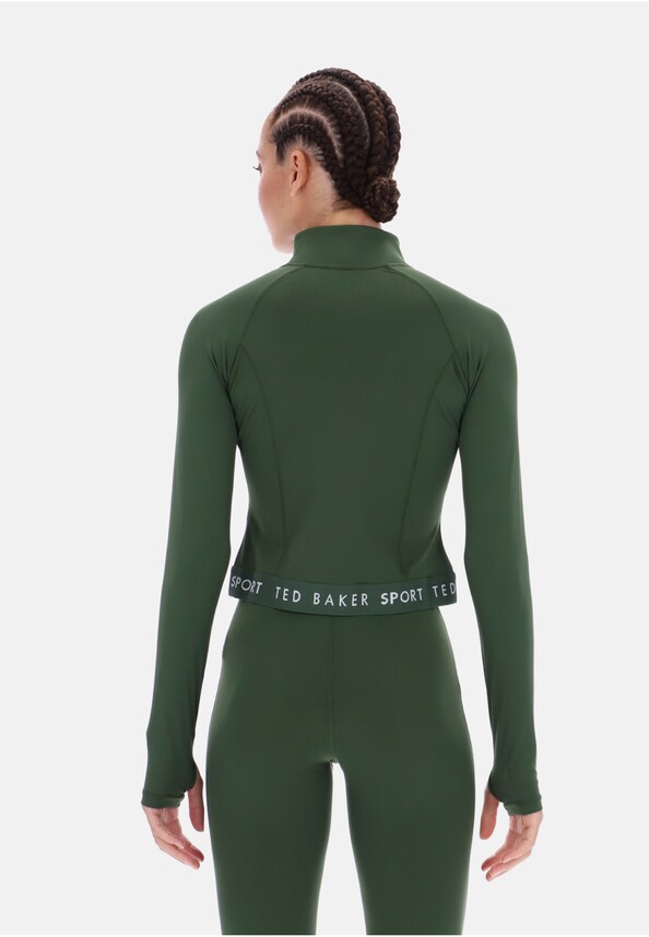 MARIE ESSENTIALS CROPPED ZIP-UP JACKET-1