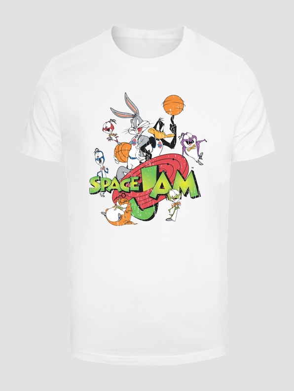 Merchcode Space Jam Team T-Shirts white XS-2