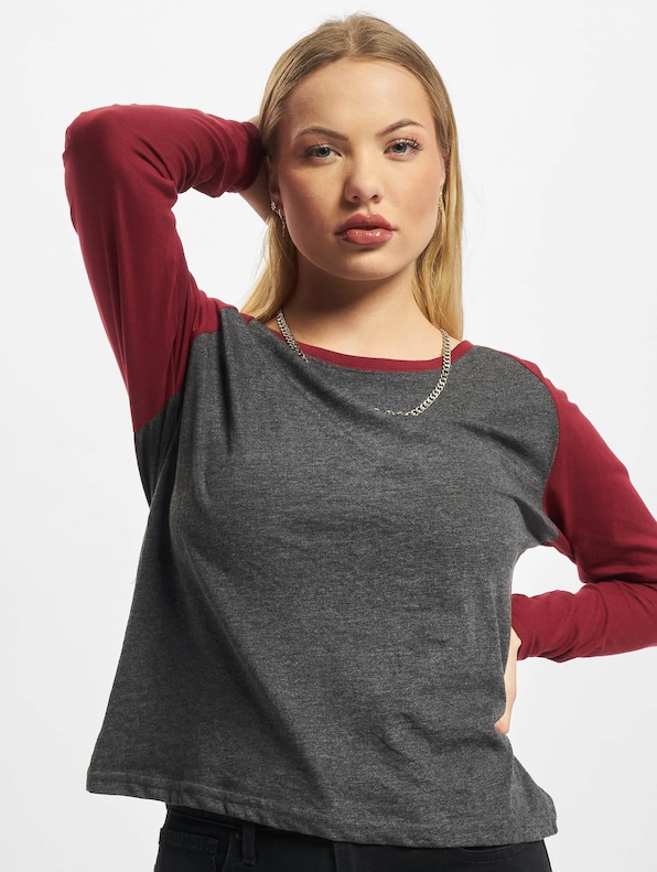 Ladies Contrast Raglan -0