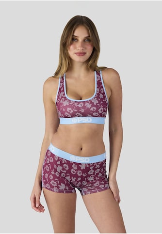 HALFTONE BLOOM SPORTS BRA