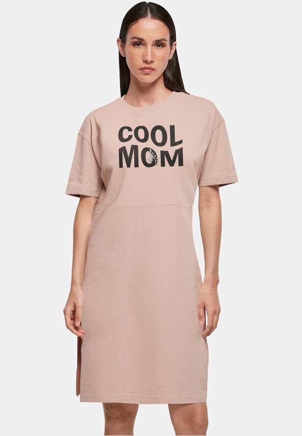 Ladies Mothers Day - Cool mom Organic Oversized Slit-0