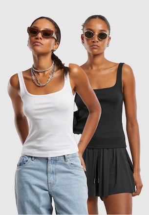 Ladies Wide Neck Rib 