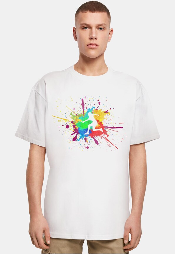 Color Splash Player Heavy Oversized Tee-0