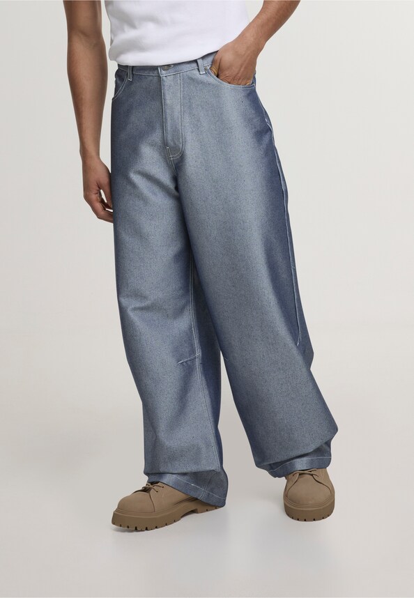 OG Silver Relaxed Baggy Jeans-0